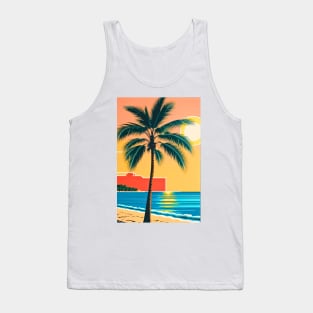 Hanaa Palm and Beach Tank Top